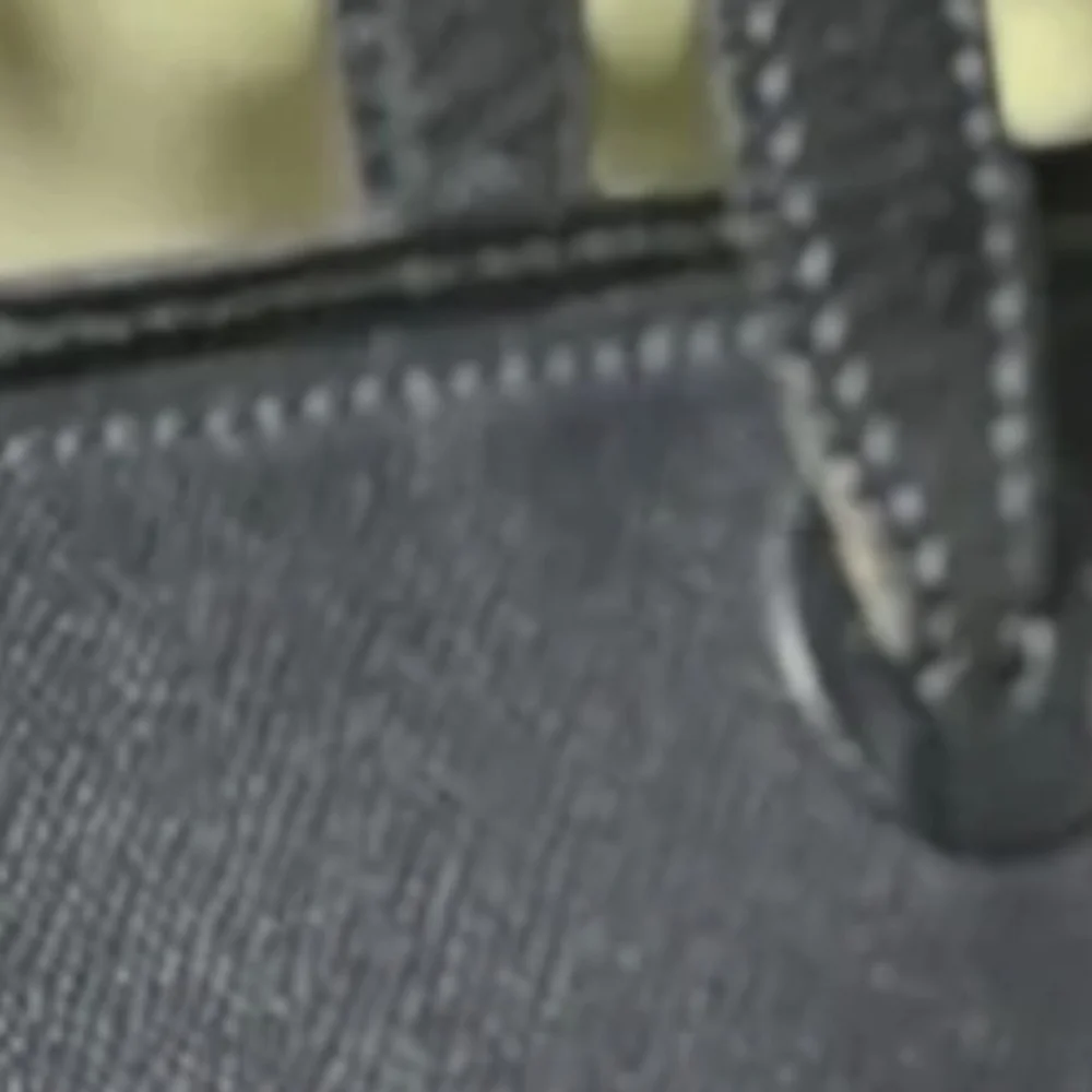 Authentic Chanel Black Leather Tote Bag